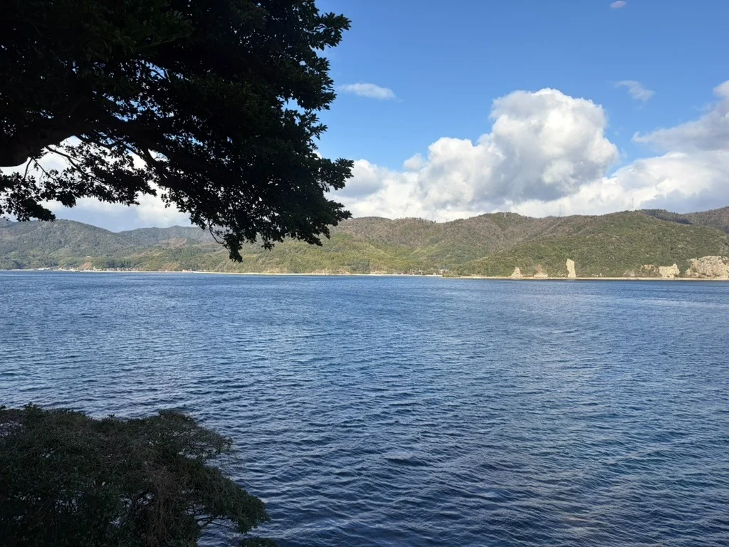 海と山の風景
